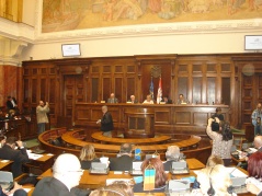 10 November 2011 National Assembly Speaker Prof. Dr Slavica Djukic Dejanovic opens the CEI PD Parliamentary Assembly annual session
